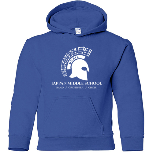 Youth Gildan Heavy Blend Hooded Sweatshirt -- Royal