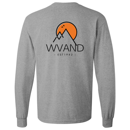 Gildan Heavy Cotton Longsleeve Basic T-Shirt -- Sport Grey