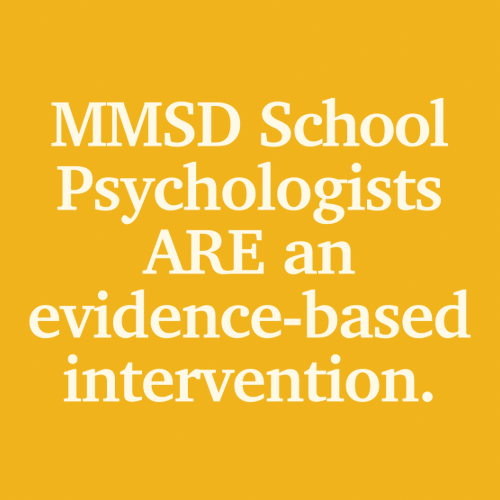 MMSD School Psychologist T-Shirt -- Gold