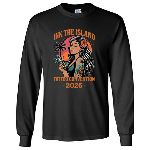 Sunset Adult Long Sleeve T-Shirt -- Black