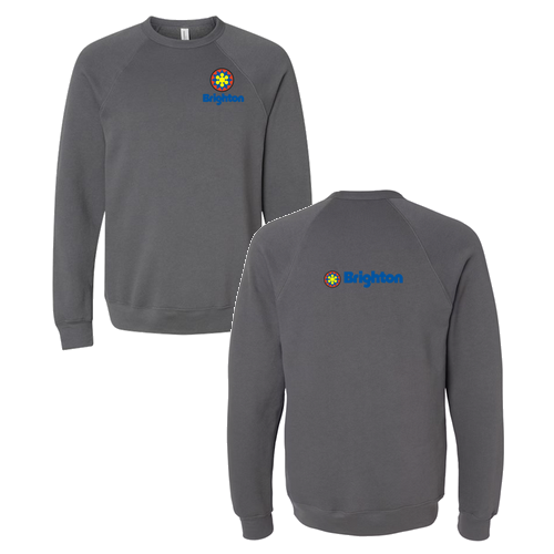Brighton Logo 2 Full color -- Crewneck Sweatshirt Asphalt