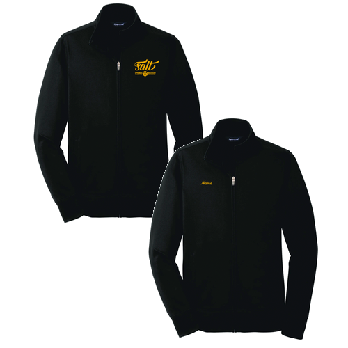 Sport Tek Ladies Sport Wick Fleece Full Zip Jacket -- Black