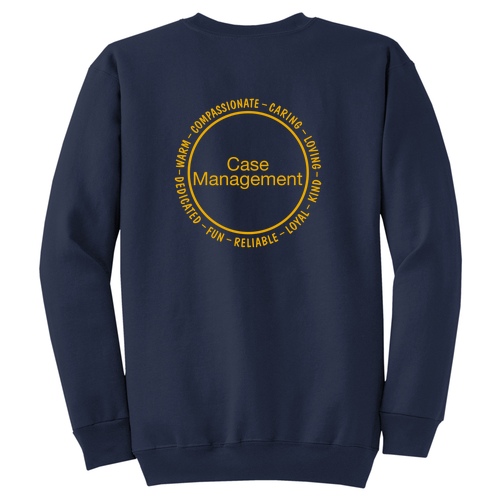 Port and Company Classic Crewneck Sweatshirt -- Navy