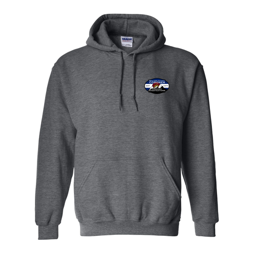 Gildan Heavy Blend Hooded Sweatshirt -- Dark Heather