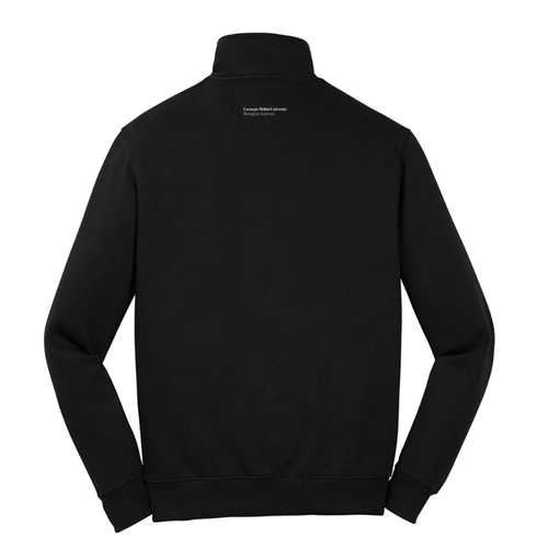 Sport Tek Quarter Zip Sweatshirt -- Black
