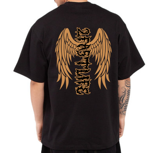 Shaka Wear Adult Max Heavyweight T-Shirt -- Black -- Fall