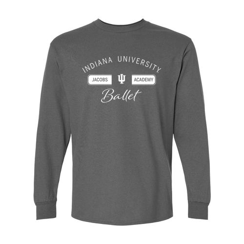 Gildan Ultra Cotton Longsleeve Basic T-Shirt -- Charcoal