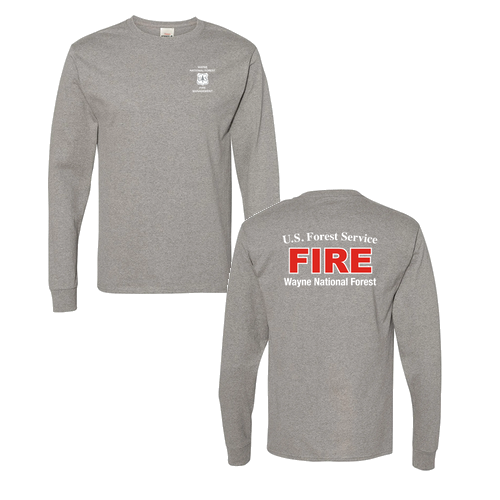 Hanes Adult 6 oz. Authentic-T Long-Sleeve T-Shirt -- Oxford