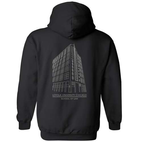 Corboy Law Center Hooded Sweatshirt -- Black