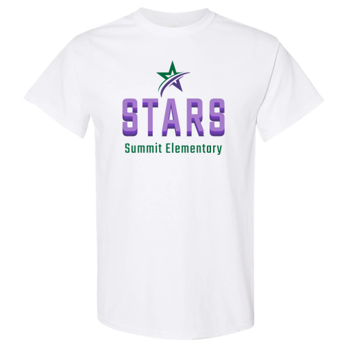 STARS Adult Tee -- White