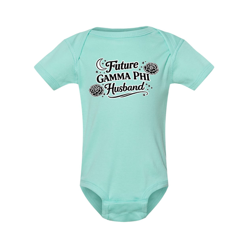 Rabbit Skins Lap Shoulder Future Gamma Phi Husband Onesie Infant -- Chill