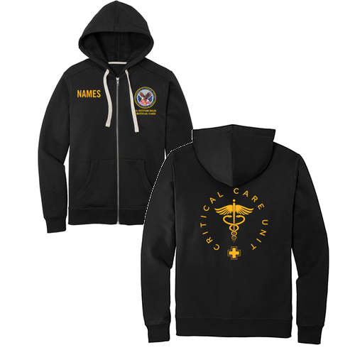 District Re-Fleece Full-Zip Hoodie -- Black