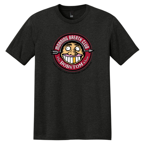 District Made Mens Perfect Tri Crew Tee -- Black Frost
