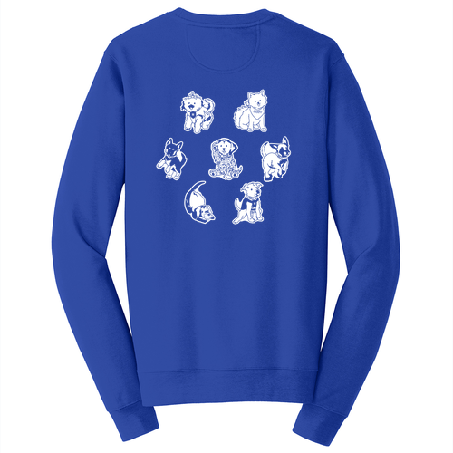 Port and Company Fan Favorite Fleece Crewneck Sweatshirt -- True Royal