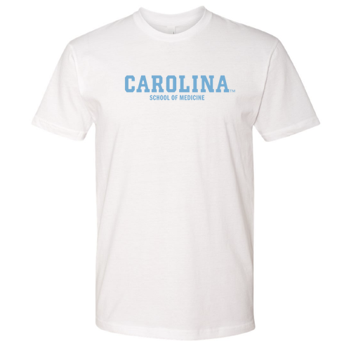 Next Level Mens Fitted Short Sleeve Tee -- White -- Carolina Med