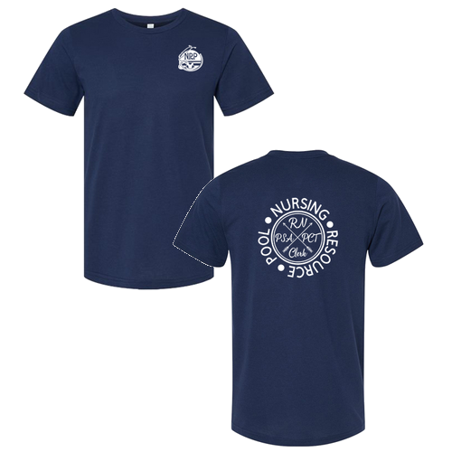 Mens/Unisex Bella Canvas CVC T-Shirt -- Solid Navy Blend