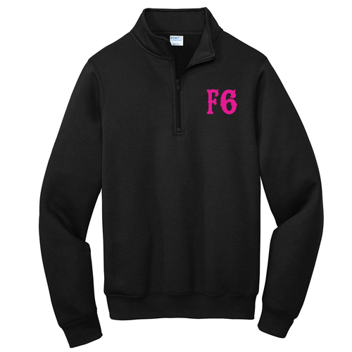 Port and Company Core Fleece Quarter-Zip Pullover Sweatshirt -- Jet Black