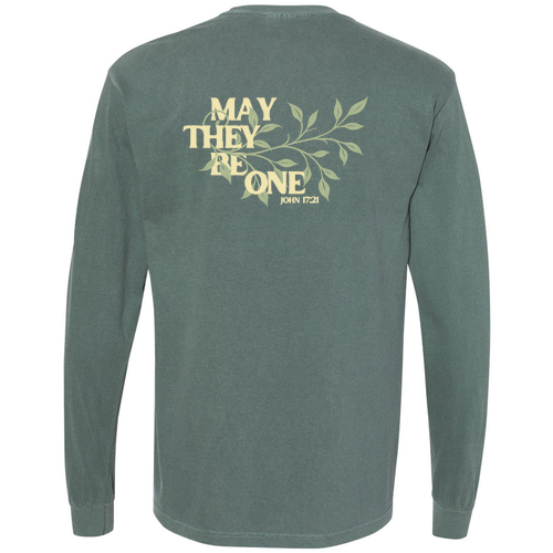 Comfort Colors Unisex Garment-Dyed Heavyweight Long Sleeve T-Shirt -- Blue Spruce