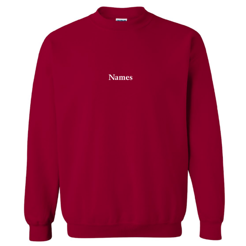 Gildan Heavy Blend Crew Neck Sweatshirt -- Cardinal Red