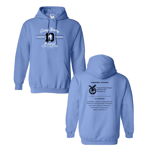 Adult Gildan Heavy Blend Hooded Sweatshirt -- Carolina Blue