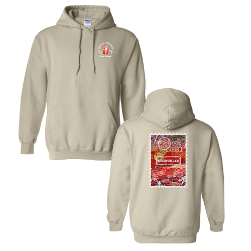 Gildan Heavy Blend Hooded Sweatshirt -- Sand