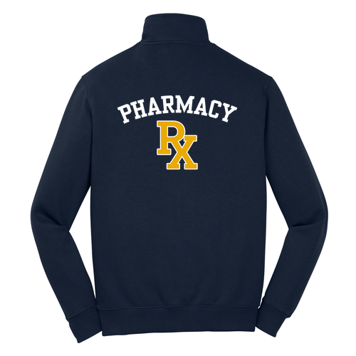 Sport Tek Quarter Zip Sweatshirt -- True Navy
