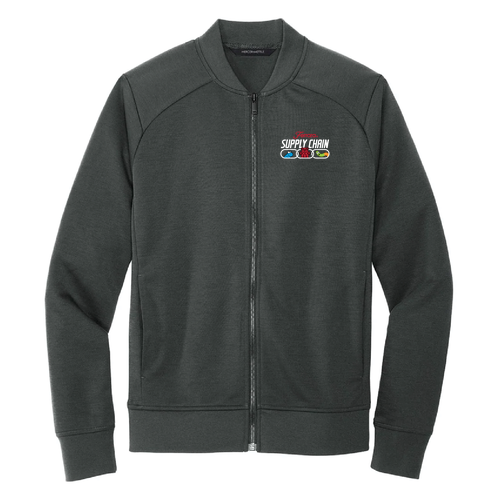 Mercer+Mettle Double-Knit Bomber -- Anchor Grey