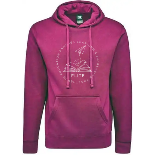 J America Unisex BTB Fleece Hooded Sweatshirt -- Boysenberry