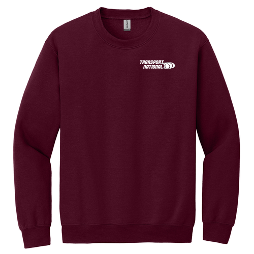 Gildan Heavy Blend Crew Neck Sweatshirt -- Maroon