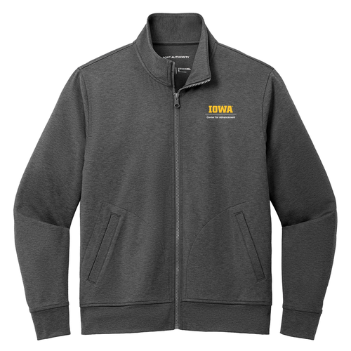 Embroidered UICA Port Authority C-FREE Double Knit Full-Zip -- Grey Steel Heather