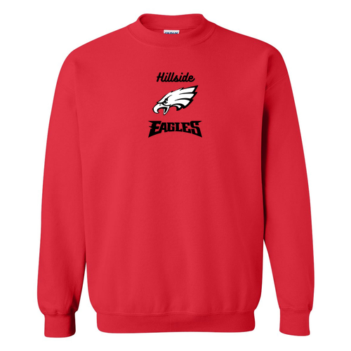Gildan Heavy Blend Crew Neck Sweatshirt -- Red