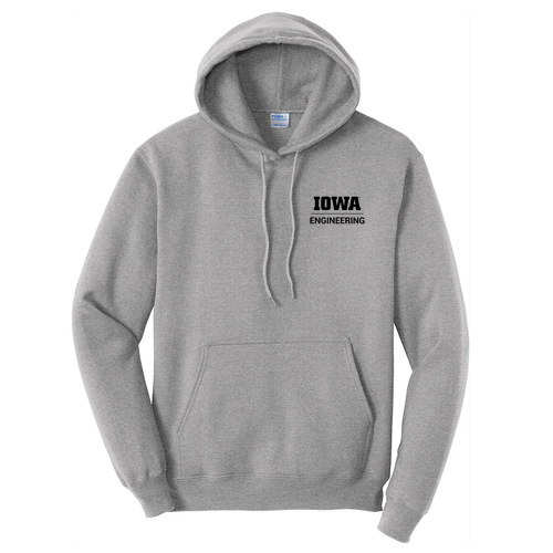 Port and Company Core Fleece Pullover Hooded Sweatshirt -- Athletic Heather