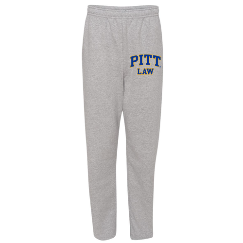 Jerzees Open Bottom Sweatpants w. Pockets -- Athletic Heather