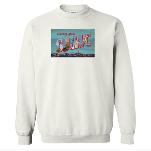 Gildan Heavy Blend Crew Neck Sweatshirt -- White