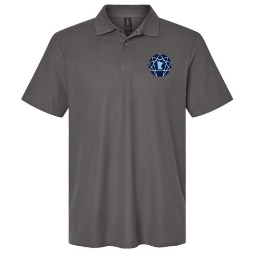 Gildan Adult Softstyle Pique Polo -- Charcoal