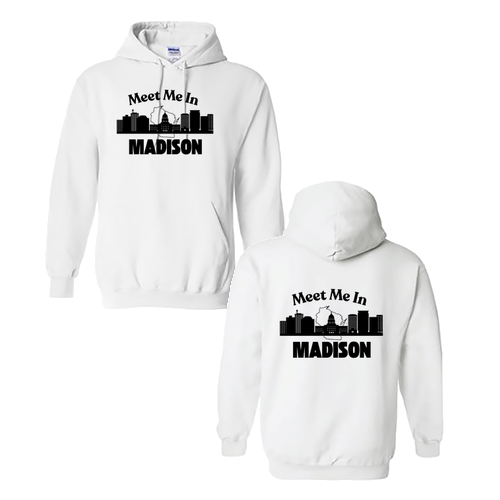 Gildan Heavy Blend Hooded Sweatshirt -- White