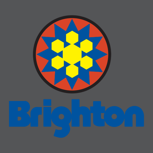 Brighton Logo 2 Full color -- Crewneck Sweatshirt Asphalt