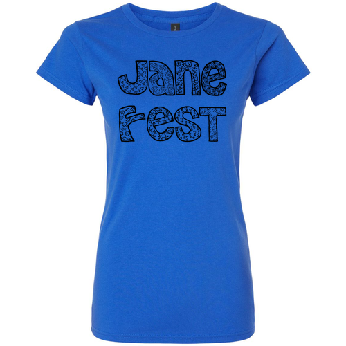 Gildan Ladies Fashion Fit T-Shirt -- Royal