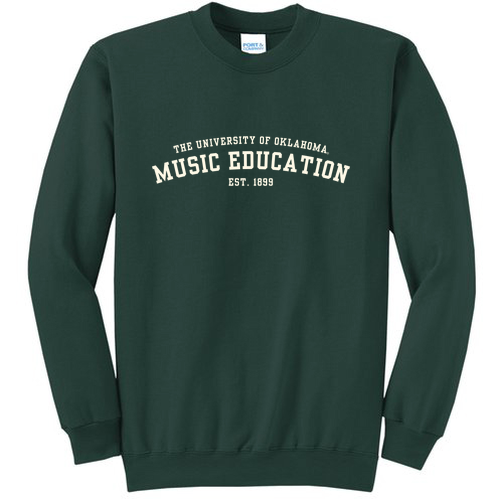 Port and Company Classic Crewneck Sweatshirt -- Dark Green