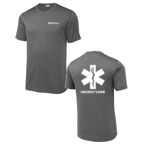 Sport-Tek  Posi-UV Pro Tee -- Dark Smoke Grey