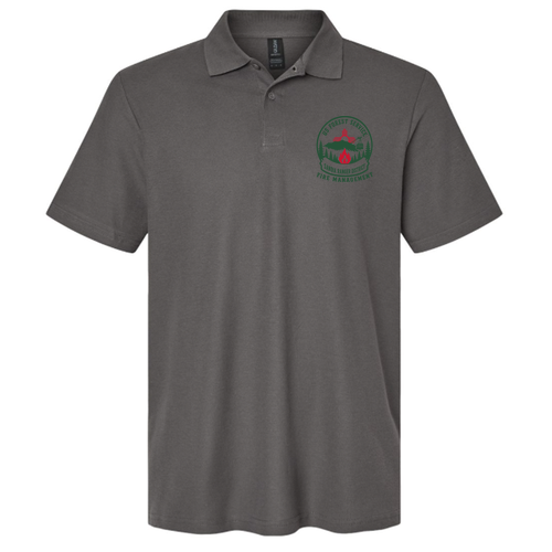 Gildan Adult Softstyle Pique Polo -- Charcoal