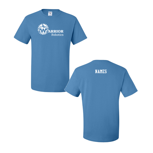 Optional Personalization Jerzees T-Shirt -- Columbia Blue