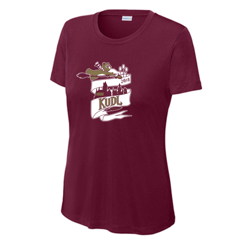 Potter Bear 2018 Sport Tek Ladies Competitor Tee -- Cardinal