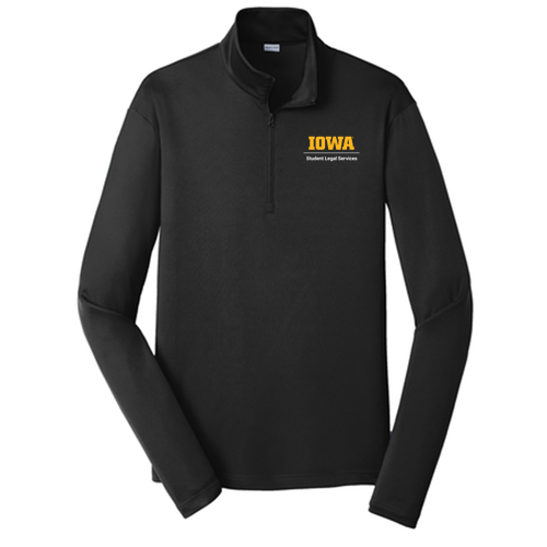 Sport-Tek PosiCharge Competitor Quarter Zip Pullover -- Black