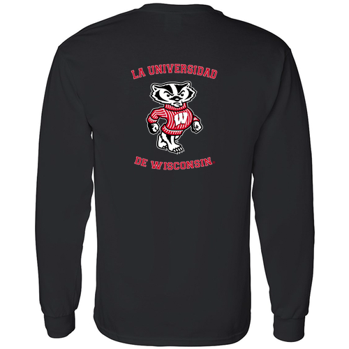 Gildan Heavy Cotton Longsleeve Basic T-Shirt -- Black