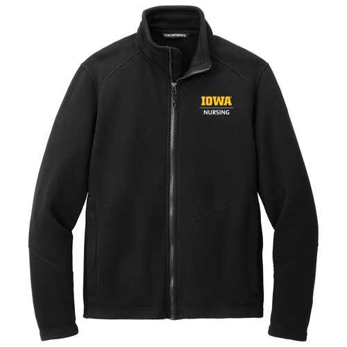 Port Authority Arc Sweater Fleece Jacket -- Deep Black