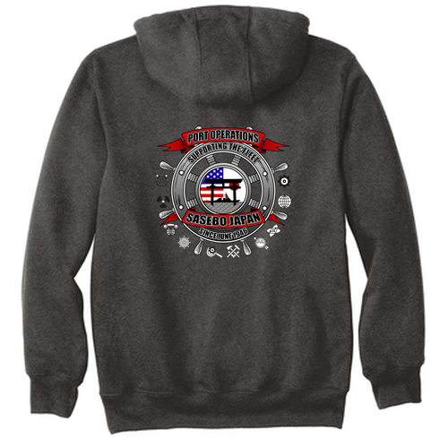 Carhartt Rain Defender Paxton Heavyweight Hooded Sweatshirt -- Carbon Heather