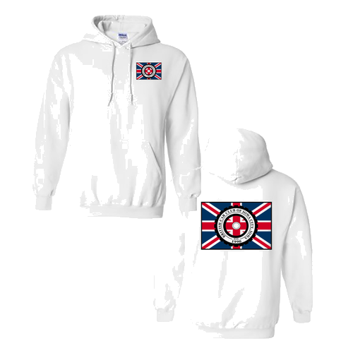Gildan Heavy Blend Hooded Sweatshirt -- White