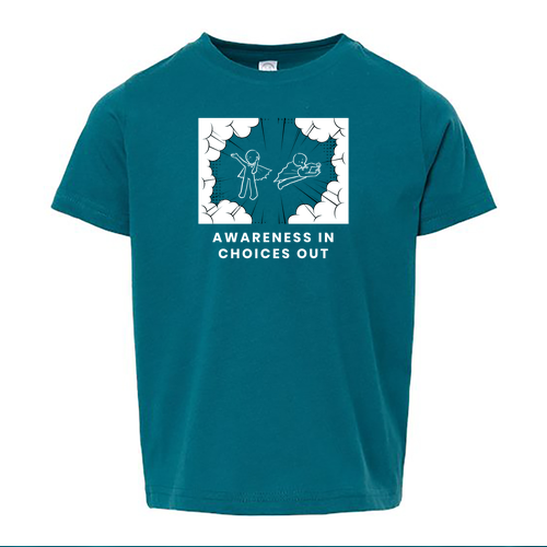 Rabbit Skins Toddler Fine Jersey Tee -- Oceanside
