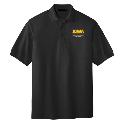 Port Authority Silk Touch Sport Shirt -- Black